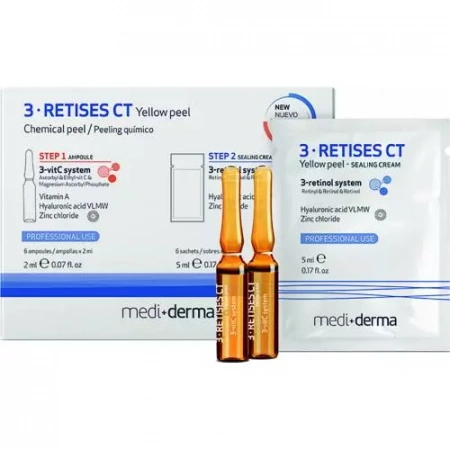 Желтый пилинг с системой 3-Ретинол Mediderma 3-Retises Ct Yellow Peel